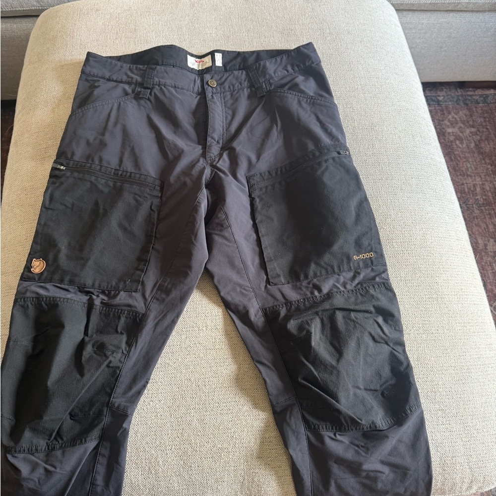 Fjallraven Men's Black Cargo Pants